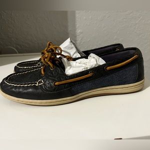 Women's Angelfish Navy Boat Shoe